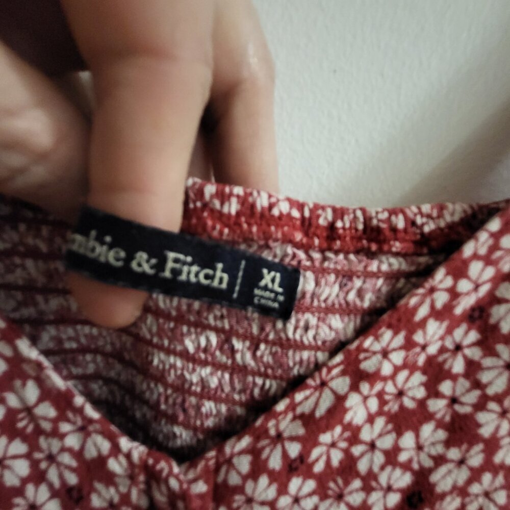 Abercrombie & Fitch Pink Floral Maxi Dress - Picture 8 of 10